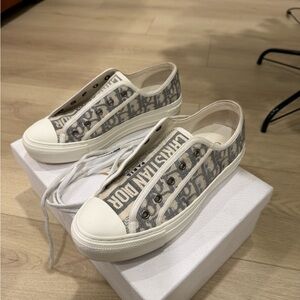 Dior Sneakers - Gray Monogram